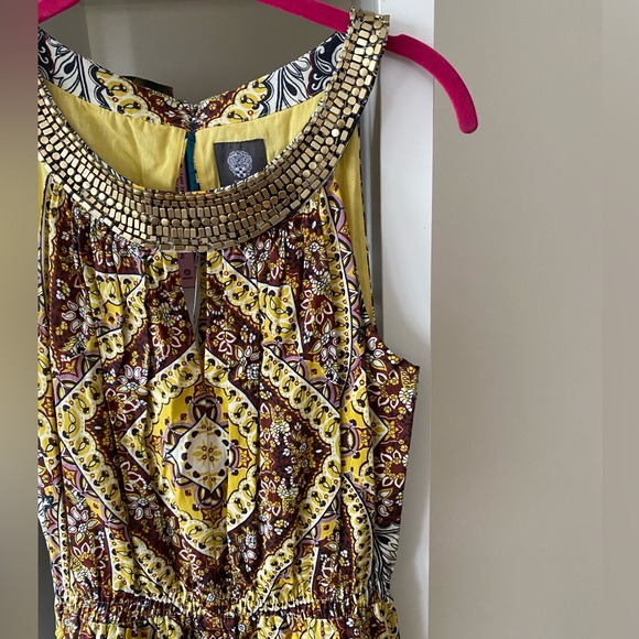 Vince Camuto Linen Halter Neck Dress - Picture 2 of 7